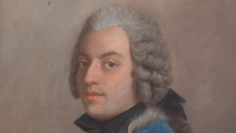 ЖАН-ЭТЬЕН ЛИОТАР. ПОРТРЕТ ФРАНЧЕСКО АЛЬГАРОТТИ (ФРАГМЕНТ). 1745. РЕЙКСМЮСЕУМ, АМСТЕРДАМ, НИДЕРЛАНДЫ