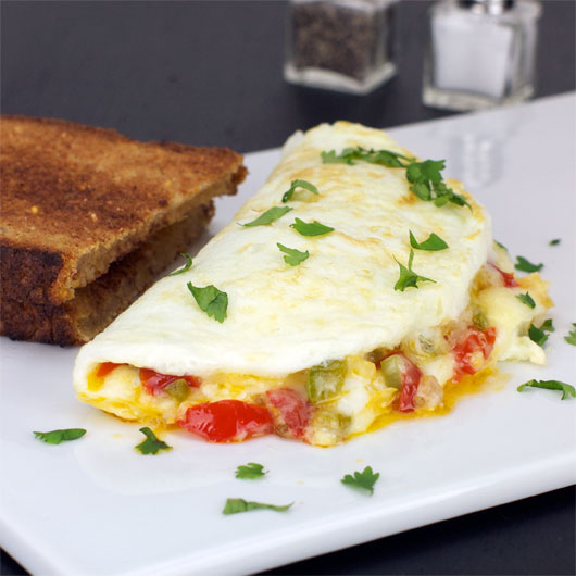 Готовый омлет