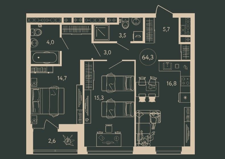 Квартиры в новостройках
