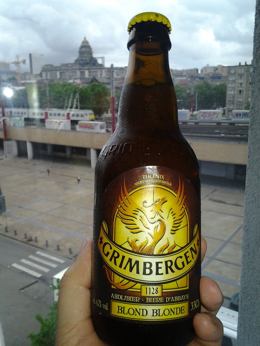 Grimbergen Blonde в Брюсселе, фото автора