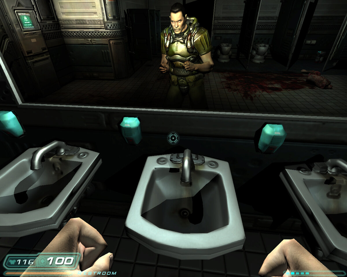 скриншот из игры Doom 3