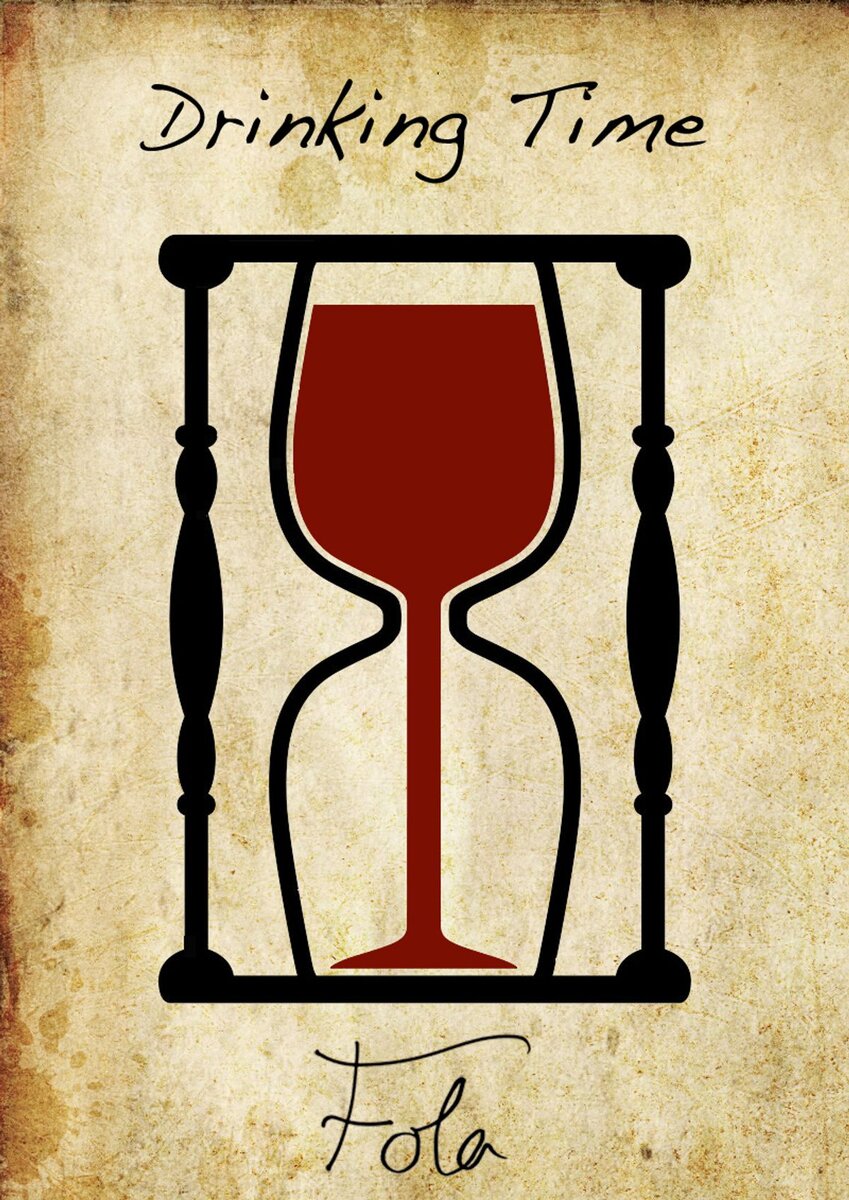 Вино плакат