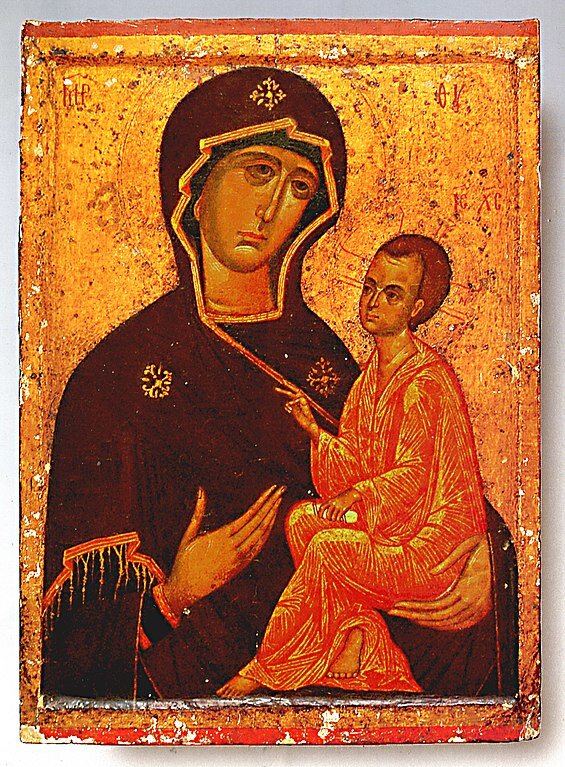 Тихвинская икона Божией Матери. XV - XVI вв.