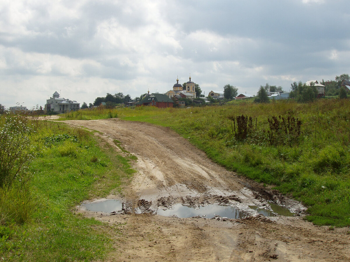 фото грязной деревни