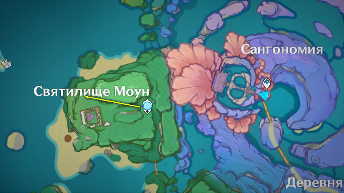 Местонахождение жрицы