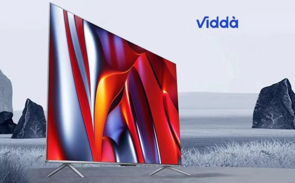 Телевизор 2021 года - флагман Vidda (изображение с сайта https://tv-vybor.ru/novosti/2262-hisense-predstavljaet-flagmanskij-televizor-vidda.html)