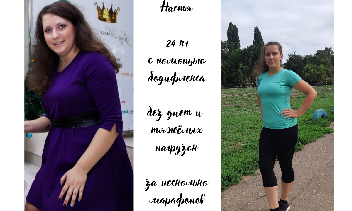 Отзывы бодифлекс. До после.  -24 кг 