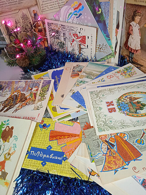 Трофеи с выставки: 68 открыток!