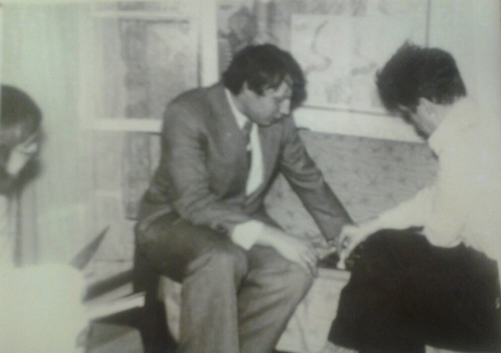 Играю с Геной Кремлёвым партию у него дома