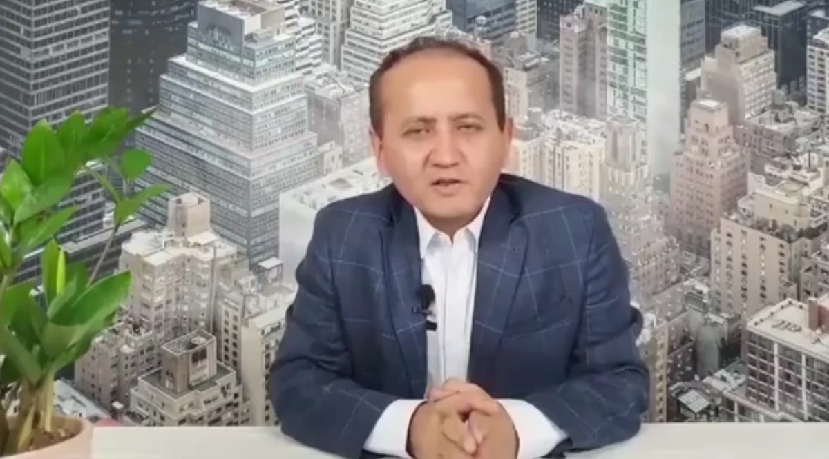 скриншот выступления Аблязова с угрозами силовикам Казахстана 