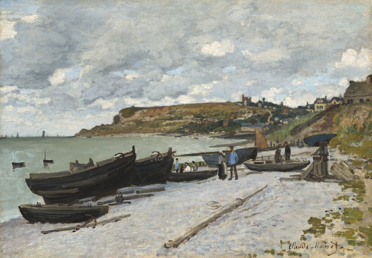 Sainte-Adresse (1867) by Claude Monet. Original from the National Gallery of Art. Digitally enhanced by rawpixel.