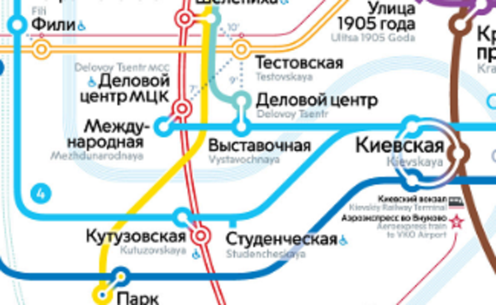 Метро выставочный центр на схеме метро москвы