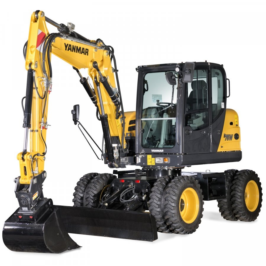 Yanmar представил новый компактный колесный экскаватор