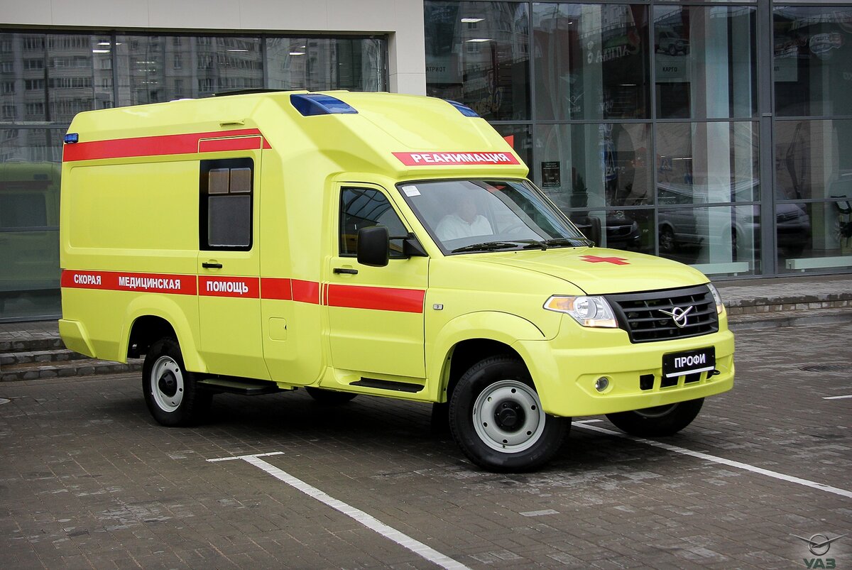 Дебют Скорой помощи УАЗ Профи в мае 2020 года. фото uaz.ru