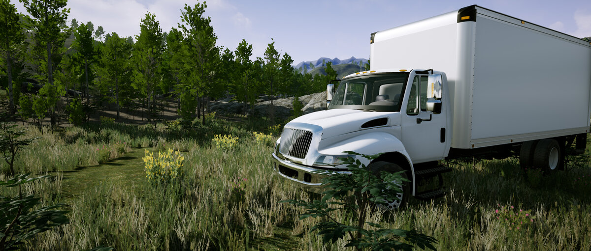 Скриншот демо сцены из Worldw Wide Wheels