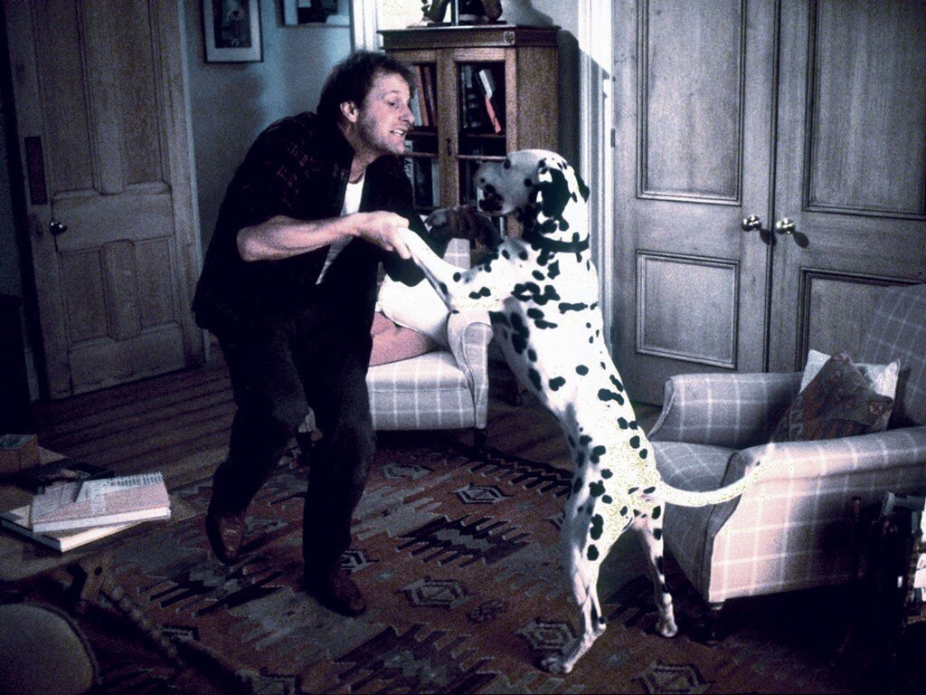 Кадр из фильма "101 далматинец", 1996 г.