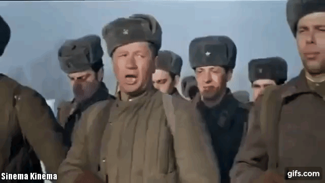 Кадр из фильма "Аты баты, шли солдаты".