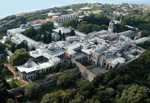 Вид дворца Топ-капы с птичьего полета