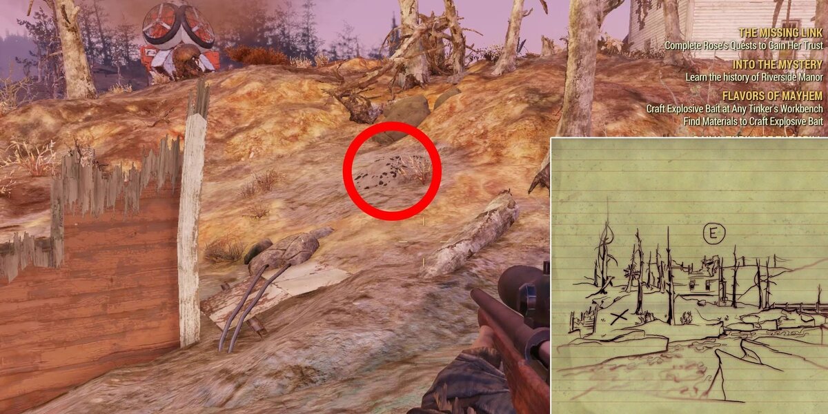 Карта сокровищ Fallout 76