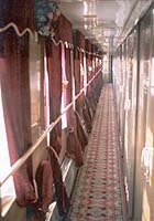 Интерьер вагона фирменного поезда "Иртыш" Омск - Москва