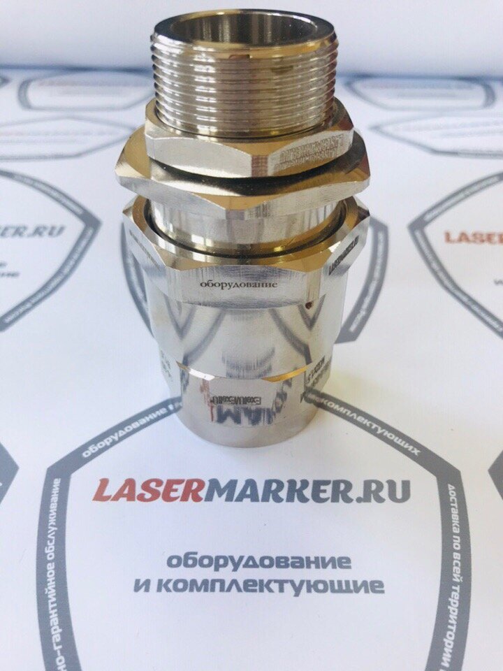 Гравировка лазерным маркером LiMark на металлической поверхности