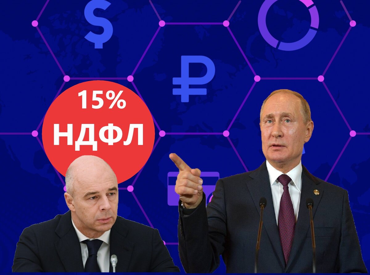 Силуанов и Путин, коллаж автора