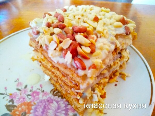 Торт с арахисом.