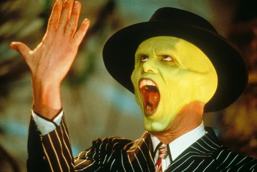 Человек зеленая маска. Маска 1994 Джим Керри. Джим Керри маска. Зеленая маска Джим Керри.