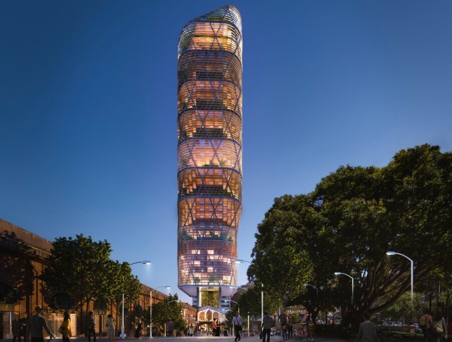 Проект 40-этажной башни из древесины. Сидней, АвстралияФото: Mike Cannon-Brookes / Twitter.com