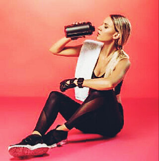 Протеин в виде коктейля.