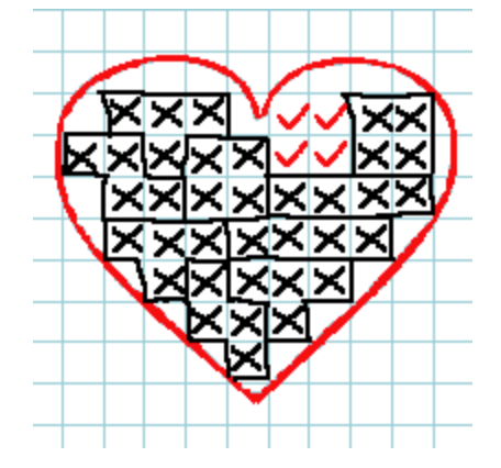 Гадание на любовь на бумаге.