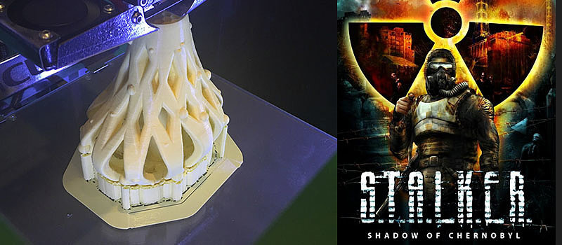 S.T.A.L.K.E.R. Напечатанная 3d модель медузы из игры