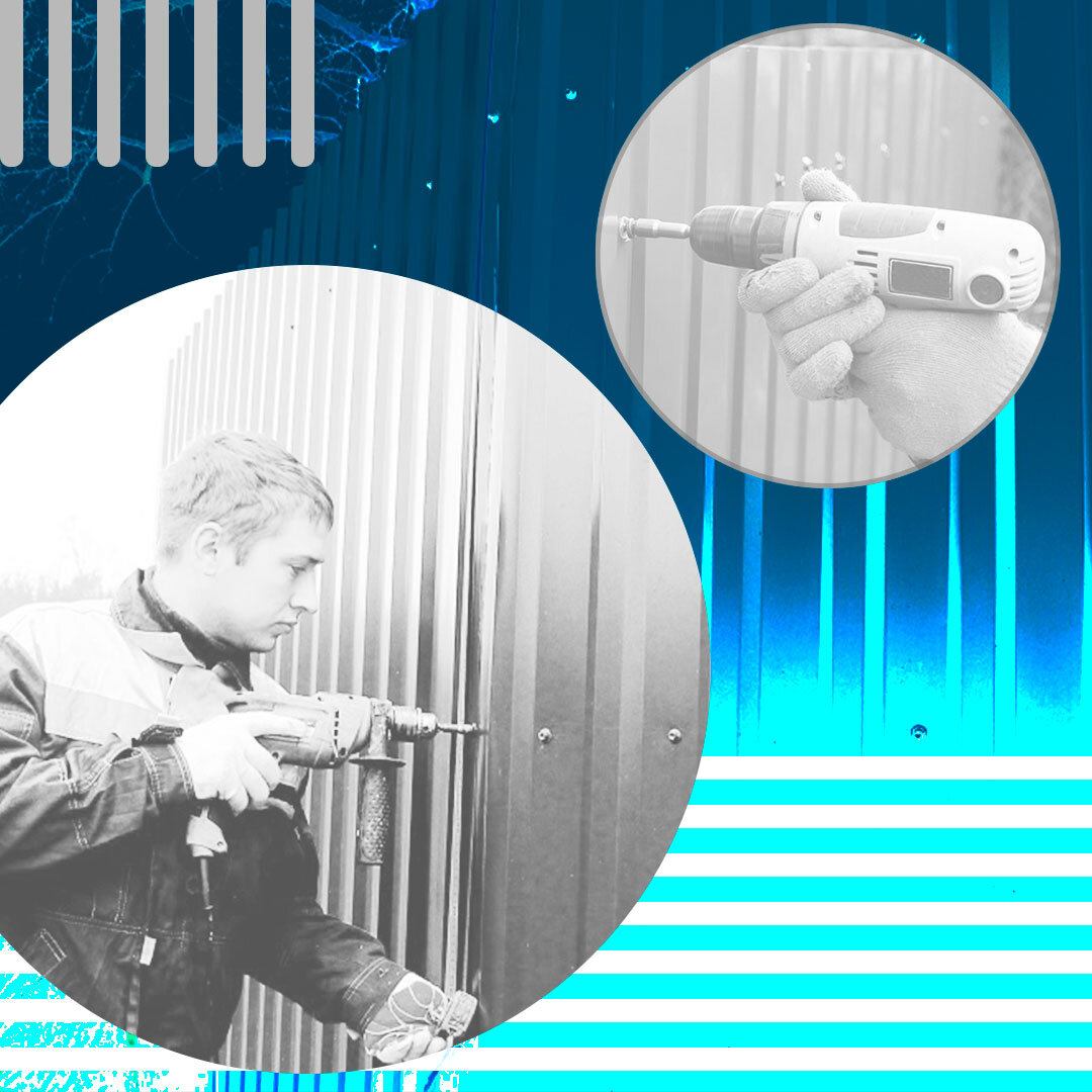 Забор из профнастила