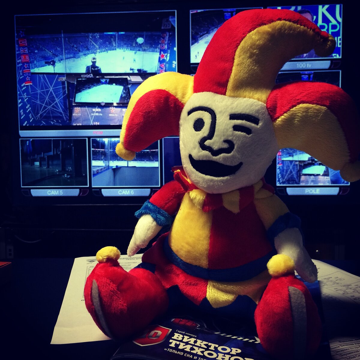 Талисман хоккейной команды "Йокерит". Фото автора статьи.