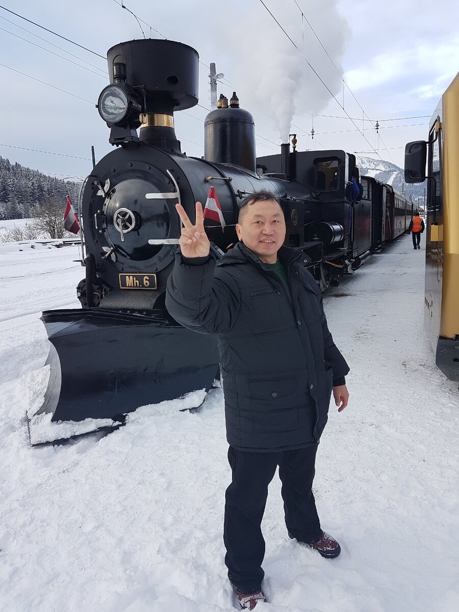 Политэмигрант Кудирмеков А.В в Австрии.