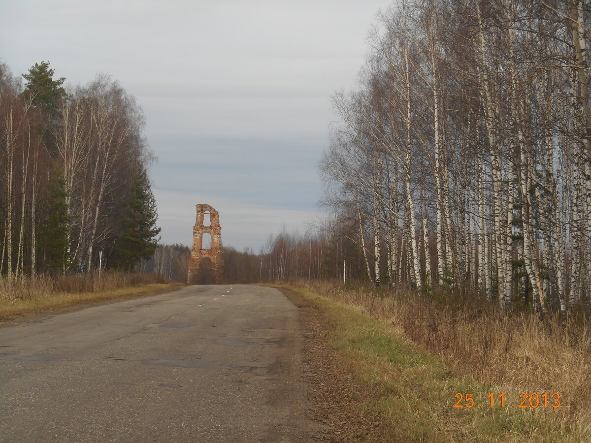Это вид со стороны д. Курково находящейся метров в 100