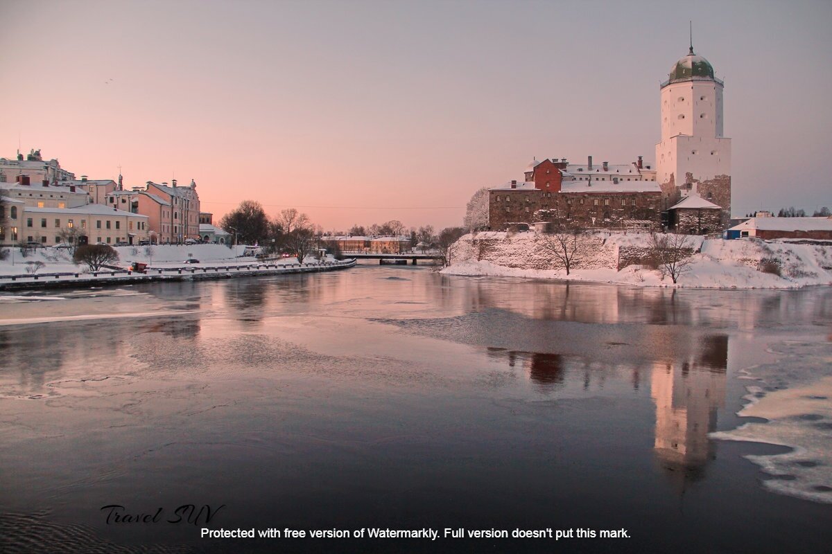 Зима украшает этот тихий уголок Европы.
