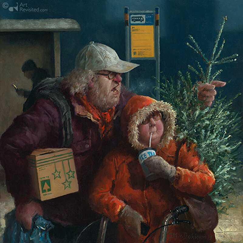 Marius van dokkum художник картины