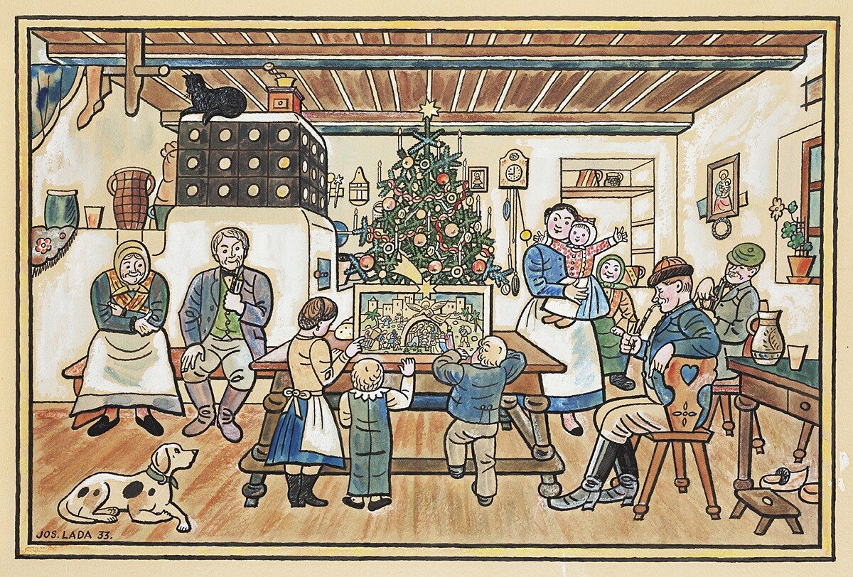 Рождественская открытка