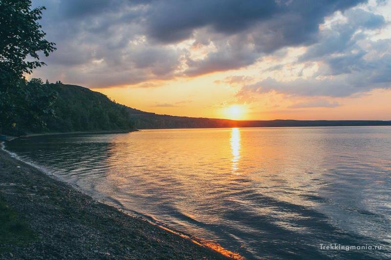 Аслыкуль на закате, фото Роберт Валеев