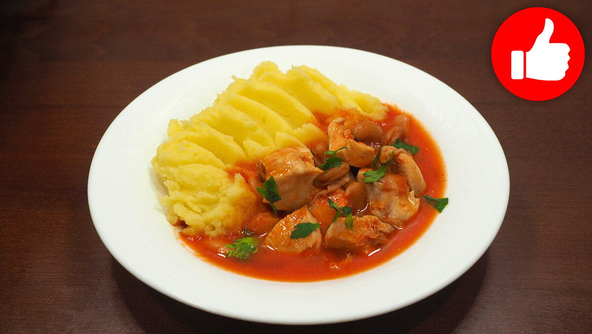 Курица с фасолью в мультиварке на обед или ужин