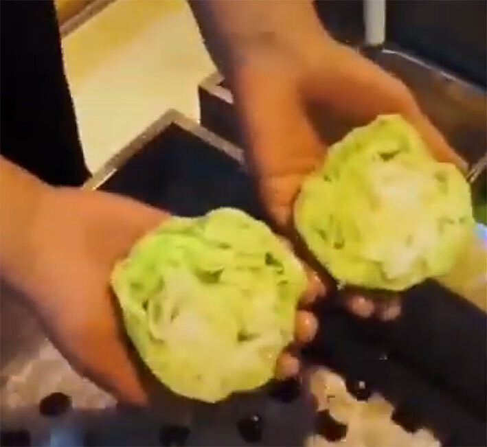 Технология изготовление муляжа капусты из воска