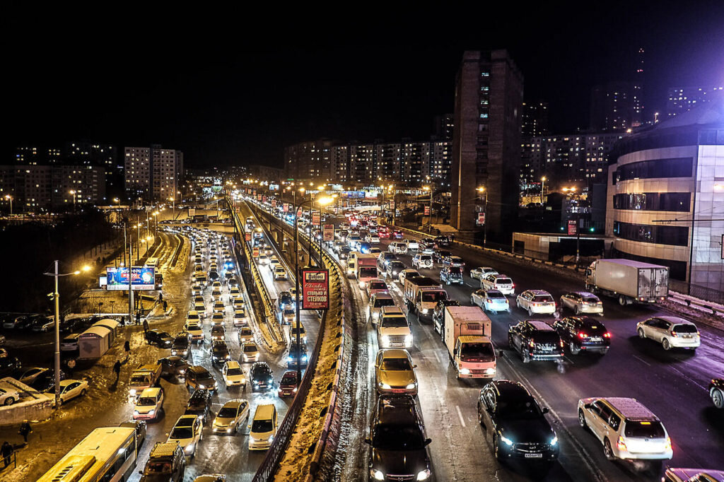 После снегопадов такое часто бывает. Фото с форума Skyscrapercity.com