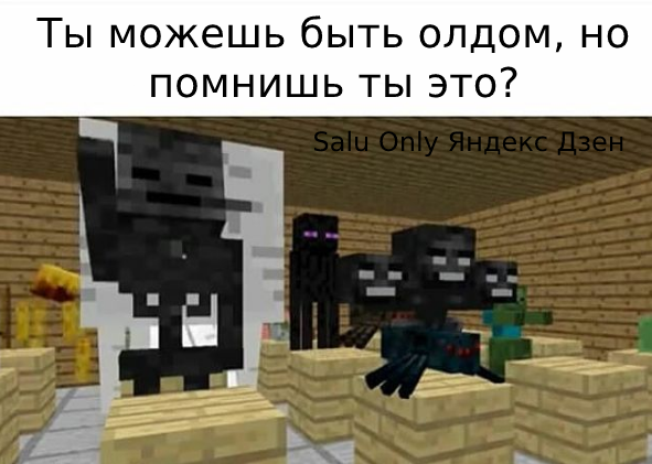 мем школа в майнкрафт