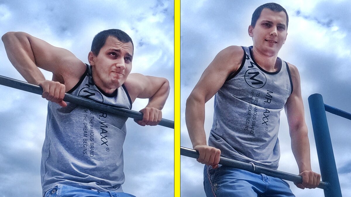 Тренируем выход на две руки