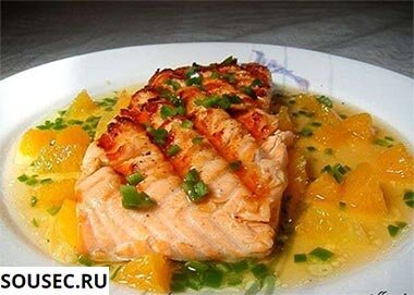 Апельсиновый гель. Соус из апельсина к рыбе и мясу