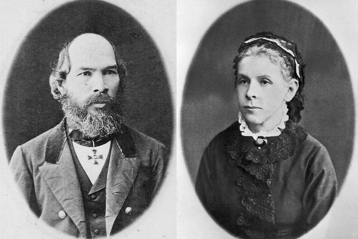 Илья Ульянов и Мария Ульянова (в девичестве Бланк)