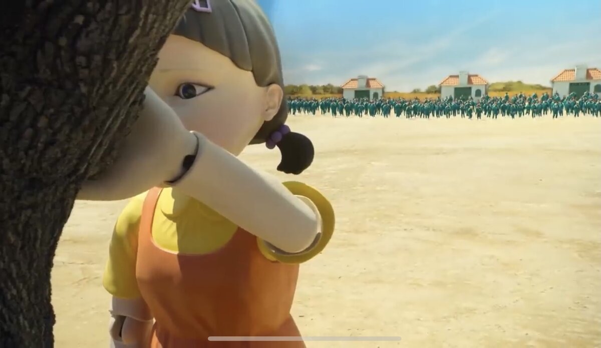 Кадр из сериала «Игра в кальмара»