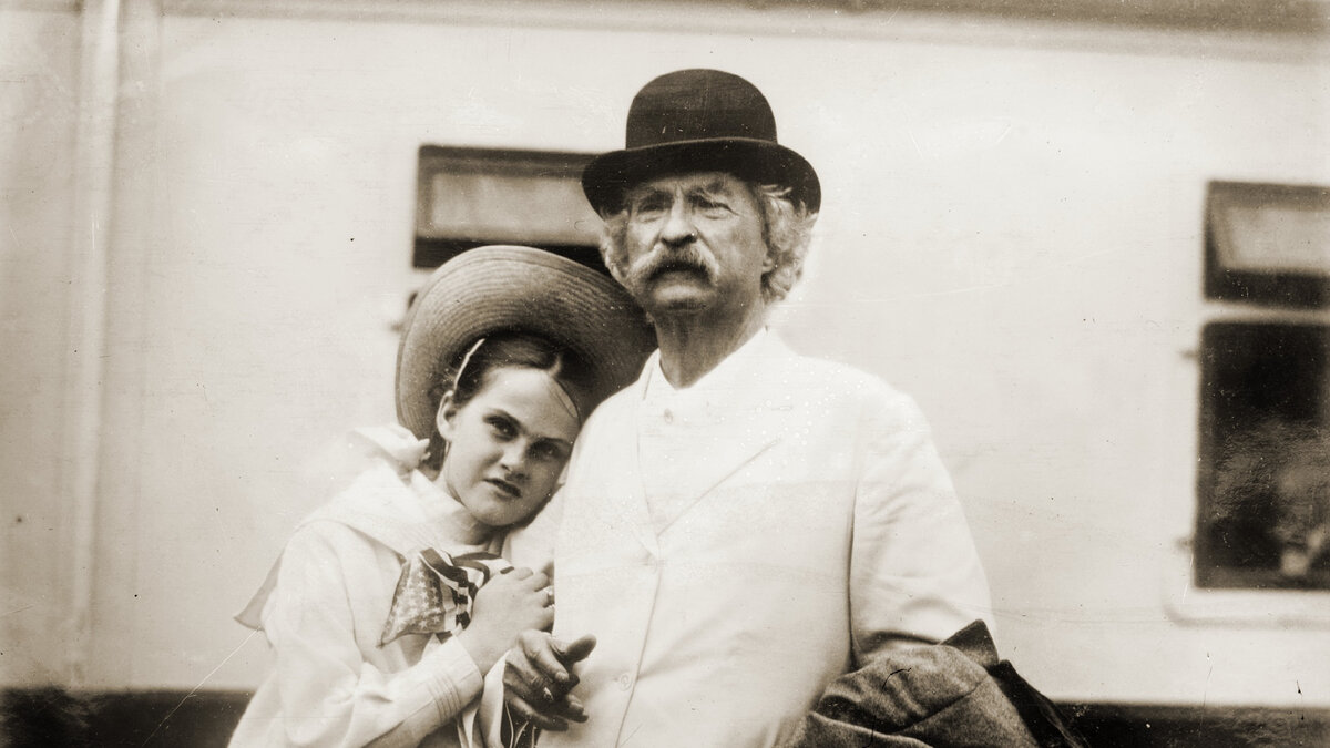 Марк Твен и Дороти Квик. Источник: http://mark-twain.ru