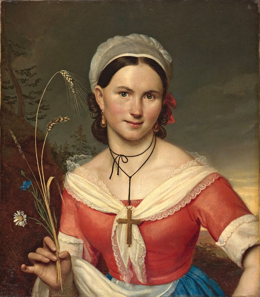 Е. А. Телешова (портрет работы Ореста Кипренского, 1828 г.)